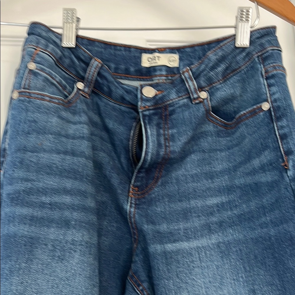 Oat New York Blue Straight Leg Jeans Classic Denim